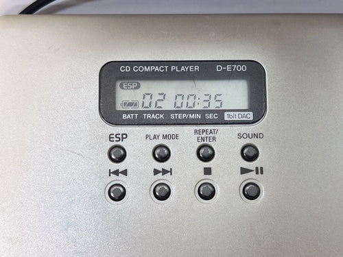 Sony Portable Cd Player D-E700