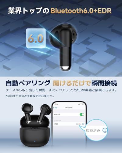 Wireless Earphone Bluetooth Ipx7 60 2026 Bluetooth6.0 Hifi Web I A323B391