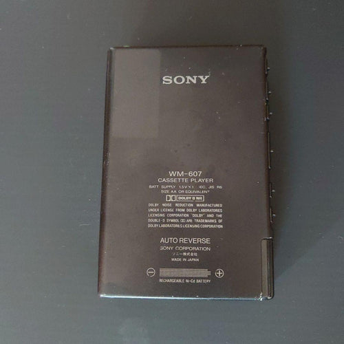 Sony Cassette Players Wm-607