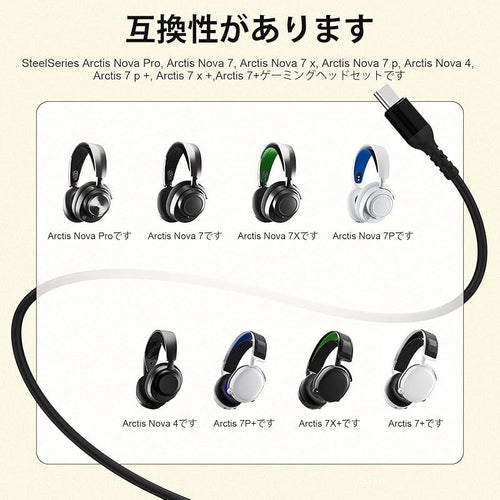 Usb Cable Steelseries Arctis Nova Pro 7 7X 7P 4 Usb-C Gamedac Gen 2 Ps5/Ps4/Pc 1