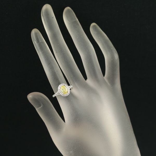 Tiffany Ring 0.92Ct 11 Pt950/K18Yg #189243