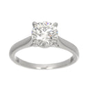 Cartier Ring 1.01Ct F/Vs1/Ex #46 Pt Solitaire 90328171