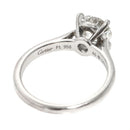 Cartier Ring 1.01Ct F/Vs1/Ex #46 Pt Solitaire 90328171