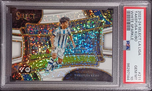 World Soccer Psa10 Takefusa Kubo White Sparkle