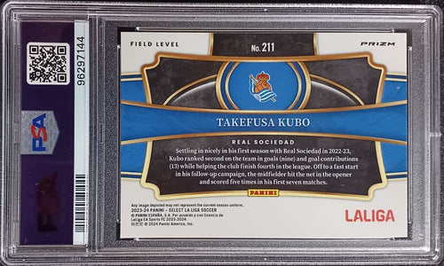 World Soccer Psa10 Takefusa Kubo White Sparkle