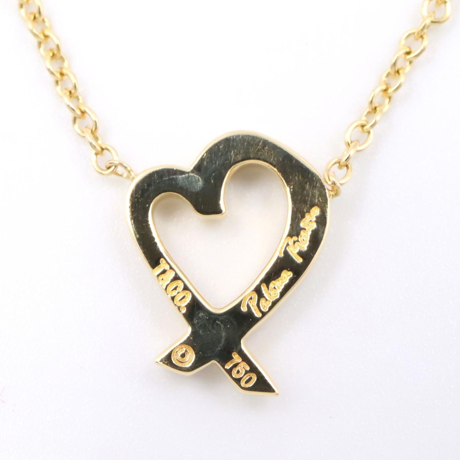 Tiffany Necklace Co 46.5 K18 Used A