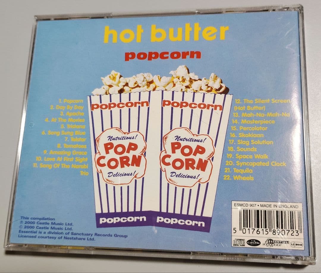 Overseas Music Hot Butter Popcorn Cd