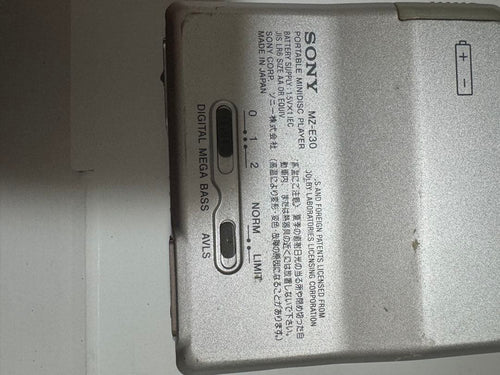 Portable Md Player Sony Walkman Mz-E90
