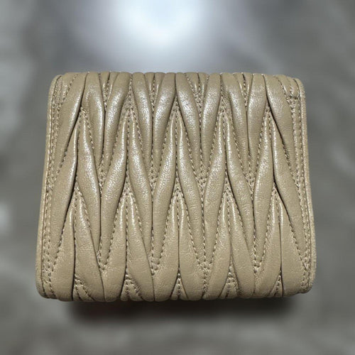 Miu Trifold Wallets
