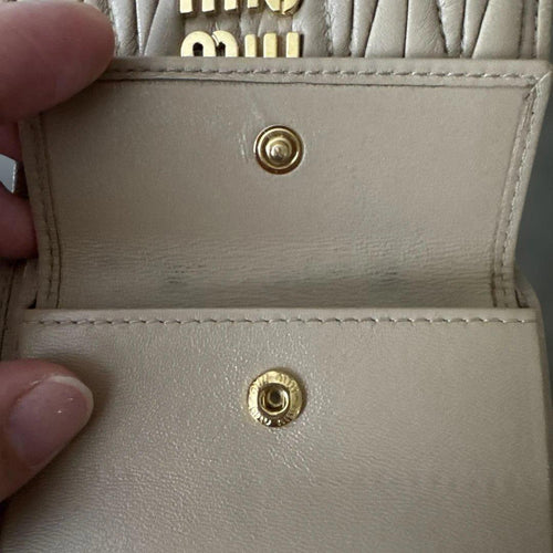 Miu Trifold Wallets