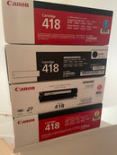 Canon Toner Cartridges 418 4