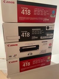 Canon Toner Cartridges 418 4