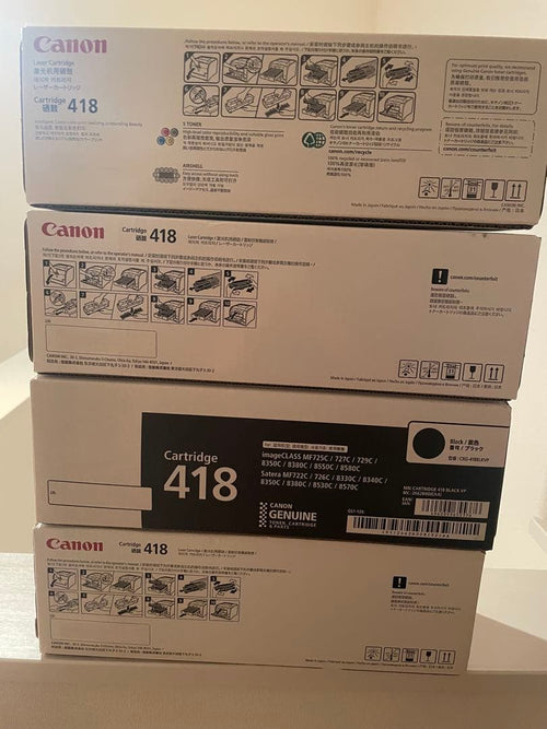 Canon Toner Cartridges 418 4