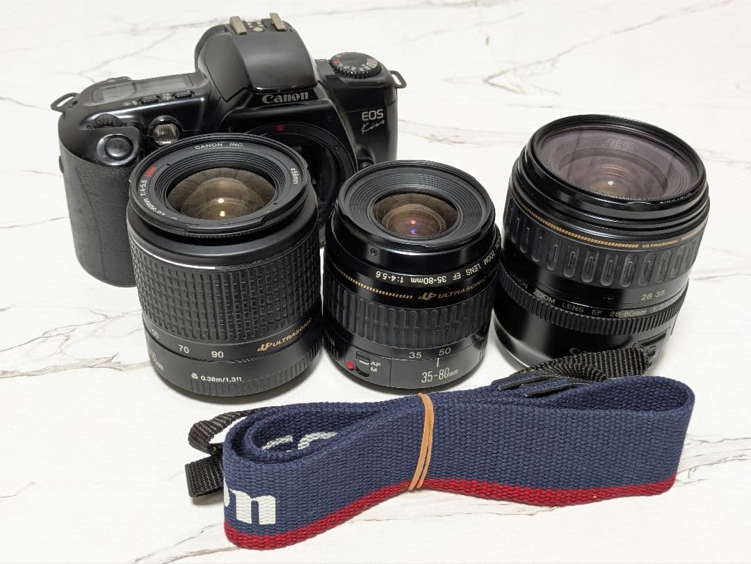 Canon Slr Cameras (Film) Eos Kiss Zoom Lens Ef