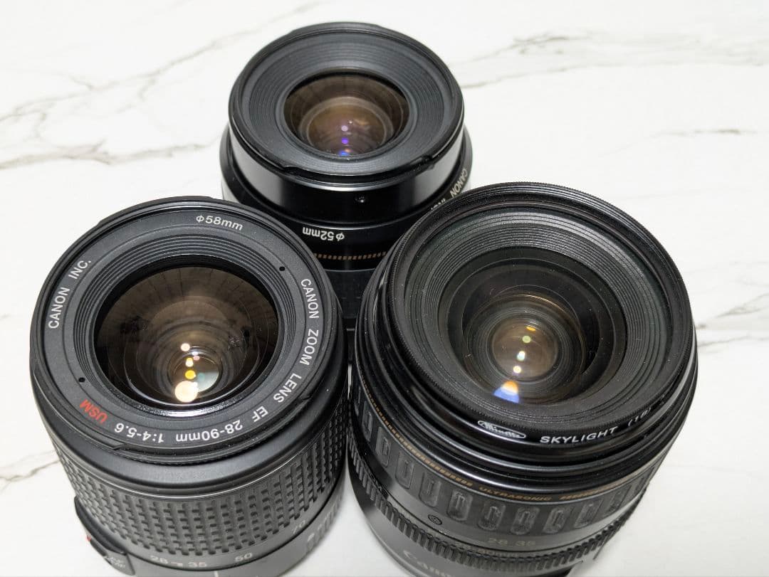Canon Slr Cameras (Film) Eos Kiss Zoom Lens Ef