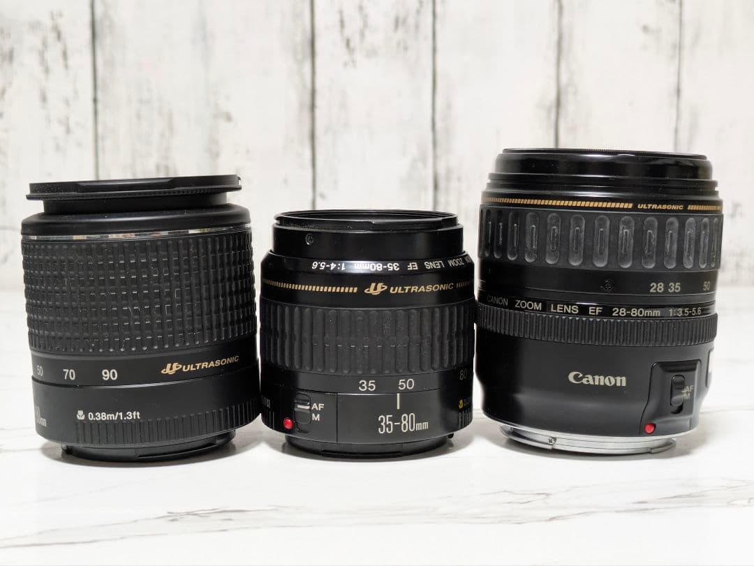 Canon Slr Cameras (Film) Eos Kiss Zoom Lens Ef
