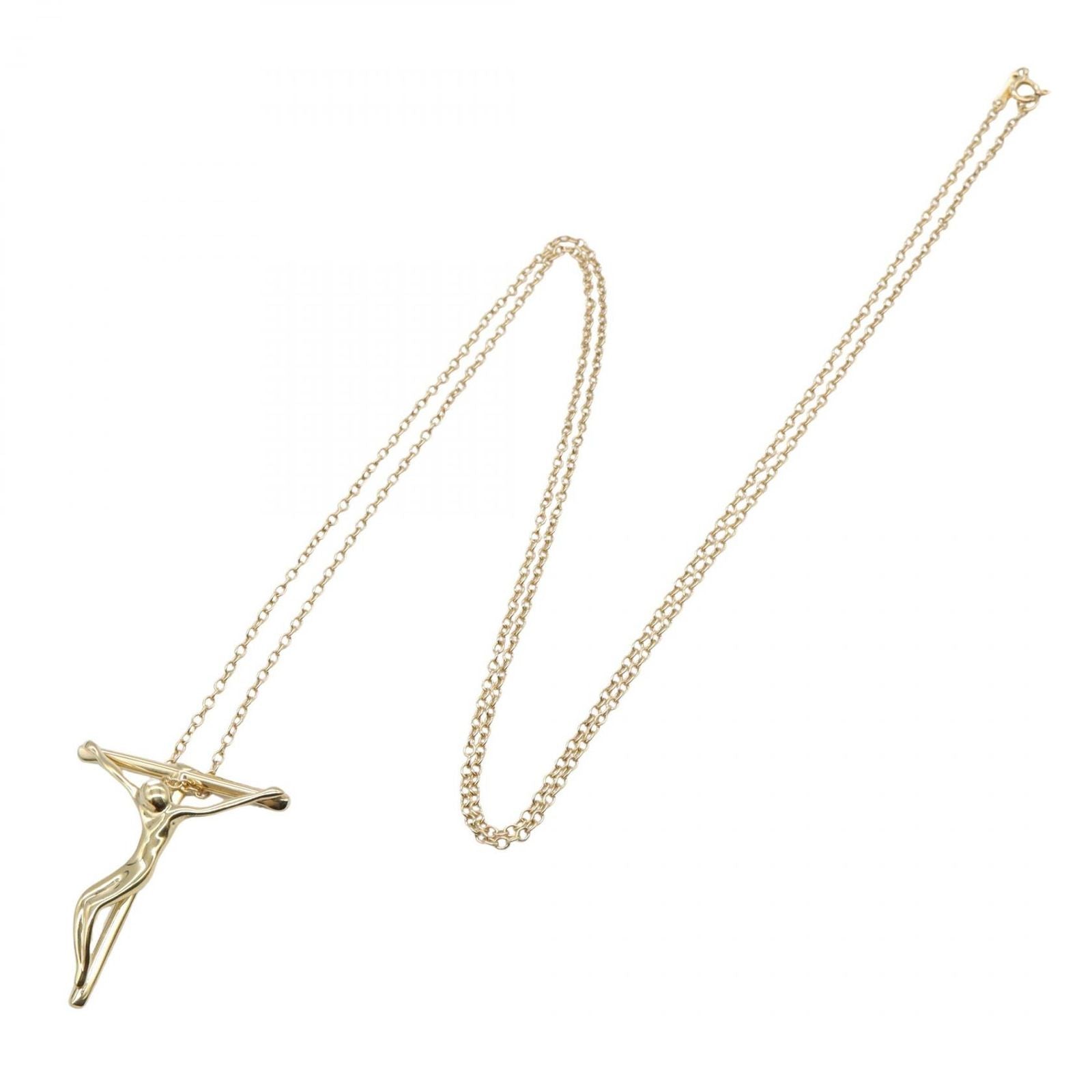 Tiffany Necklace Co 71.5 K18 Used A