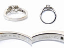 Cartier Ring 11 (51) Pt950 0.54Ct E-Vs1-Ex 8G