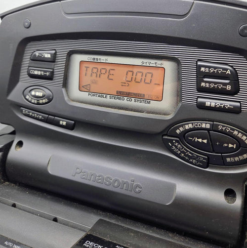 Panasonic Cd, Md Cassette Decks Rx-Ed77