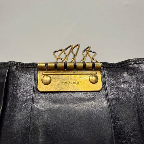 Miu Key Cases 2000S Miumiu Leather Case