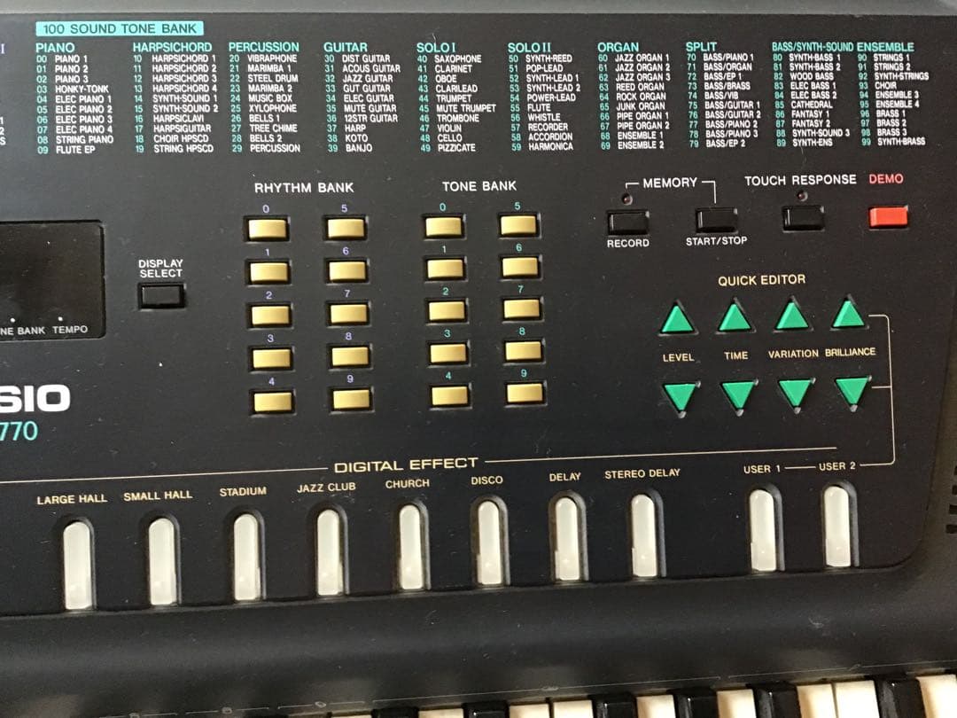 Casio Keyboards Digital Pianos Ct 770 3000
