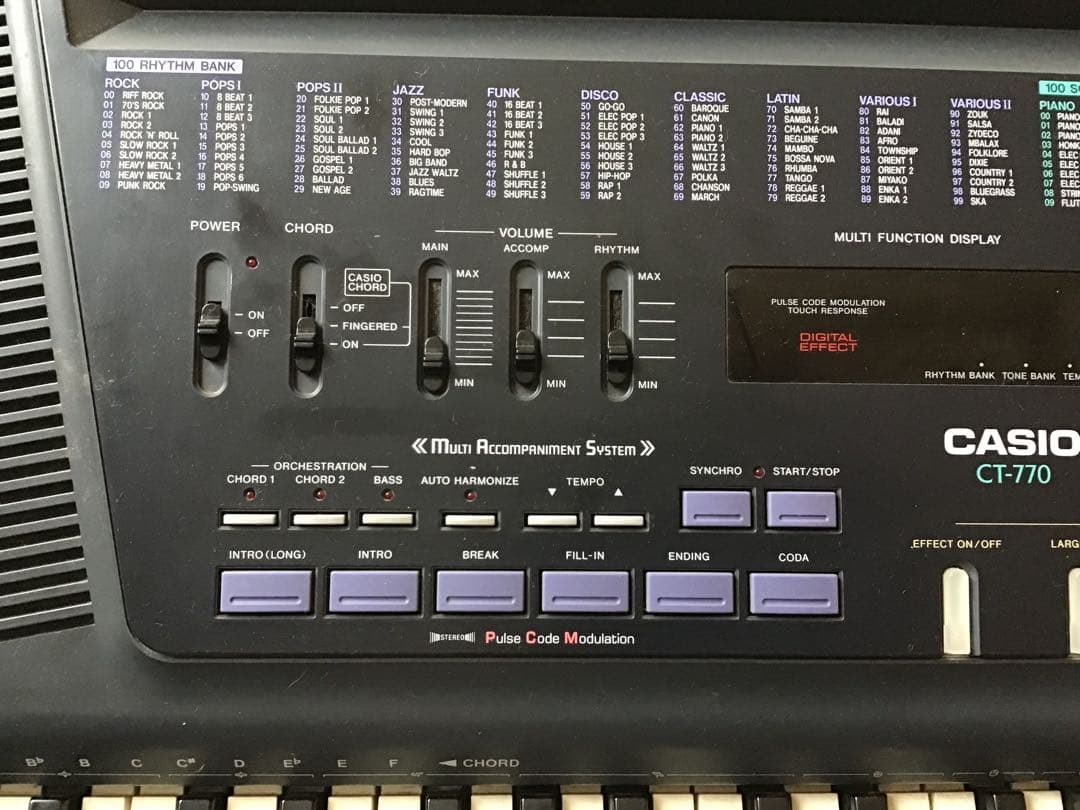 Casio Keyboards Digital Pianos Ct 770 3000