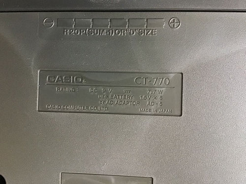 Casio Keyboards Digital Pianos Ct 770 3000