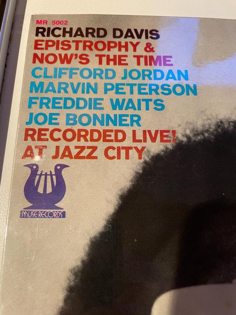 Western Music Richard Davis--Epistrophy Jazz Lp Muse