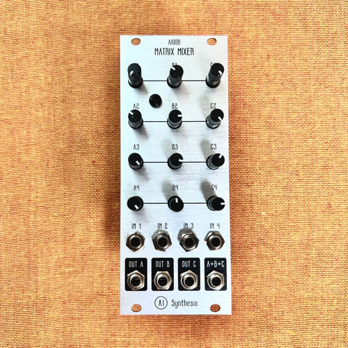 Modular Synthesizer Ai Synthesis: Ai008 Eurorack Matrix Mixer (Aluminium Panel)