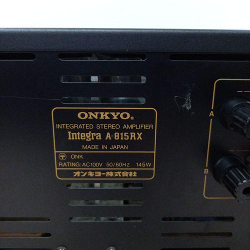 Onkyo Premium Amplifier Integra A-815Rx