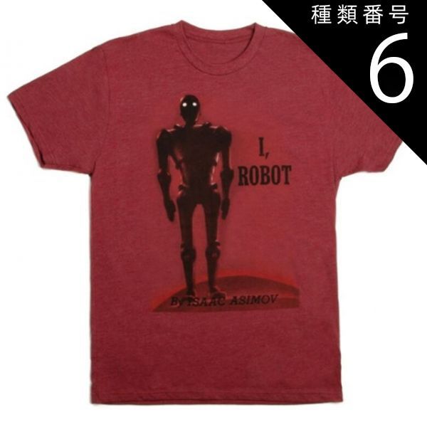 T -Shirt 6 X-Large) [Out Of Print] Isaac Asimov I, Robot Tee (Red)
