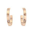 Cartier Earrings (For Both Ears) Love 6P 0.13Ct K18Pg B8301433