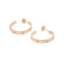 Cartier Earrings (For Both Ears) Love 6P 0.13Ct K18Pg B8301433