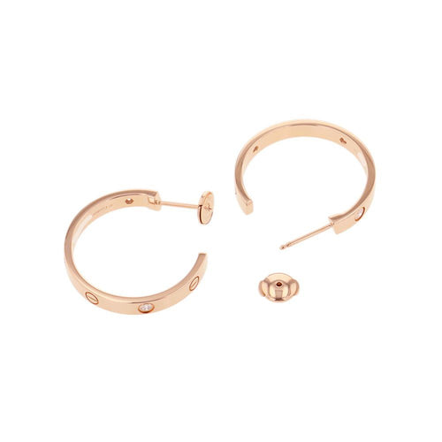 Cartier Earrings (For Both Ears) Love 6P 0.13Ct K18Pg B8301433
