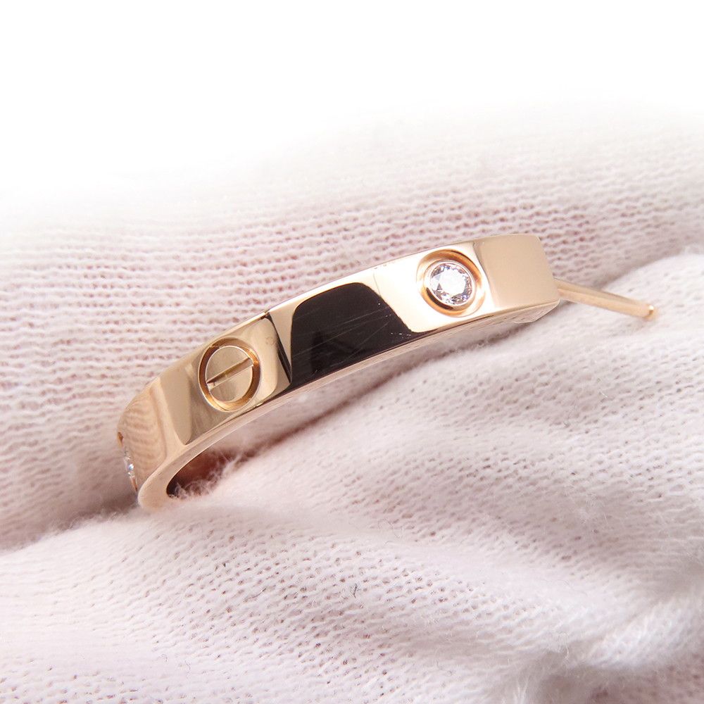 Cartier Earrings (For Both Ears) Love 6P 0.13Ct K18Pg B8301433