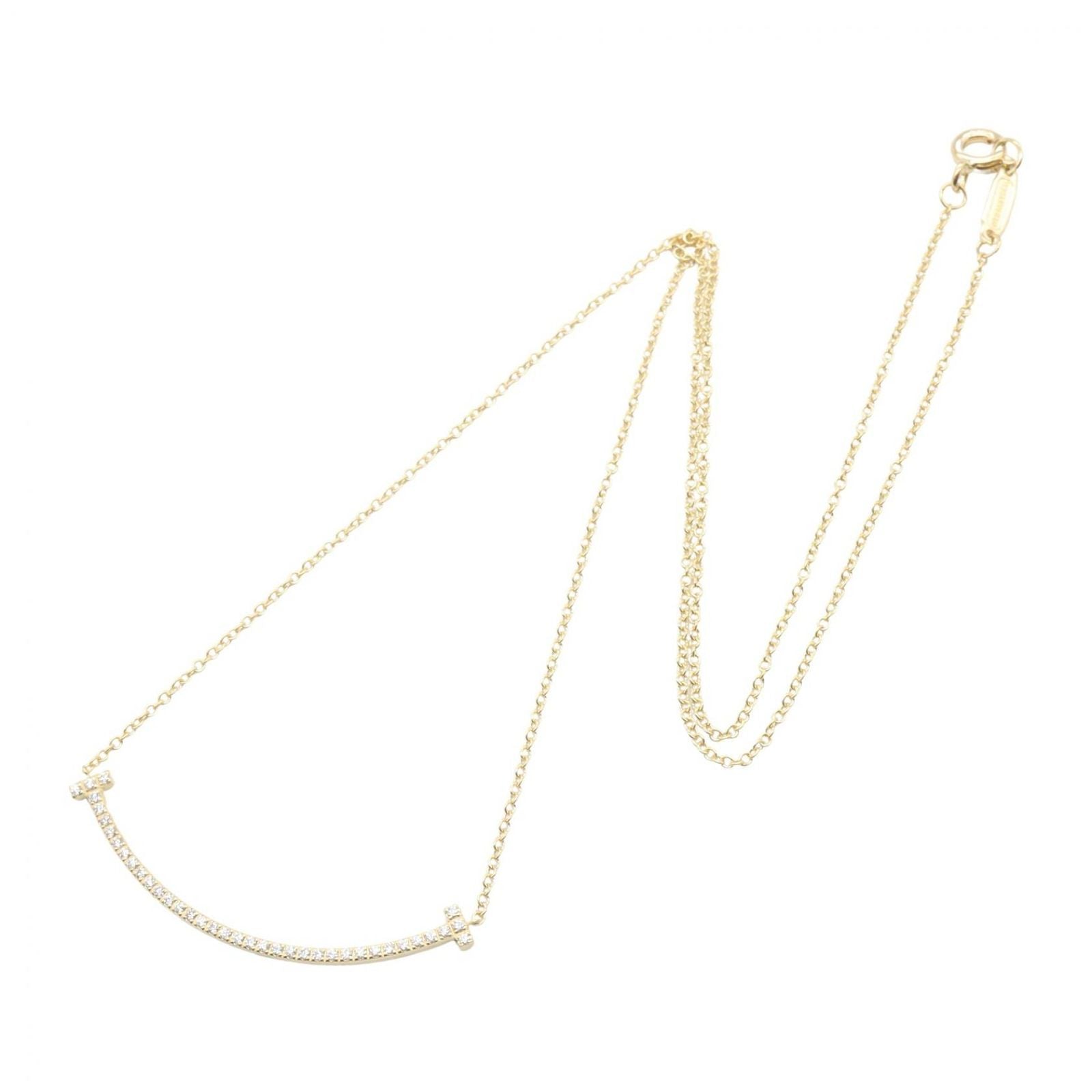 Tiffany Necklace Co T 40.5 K18