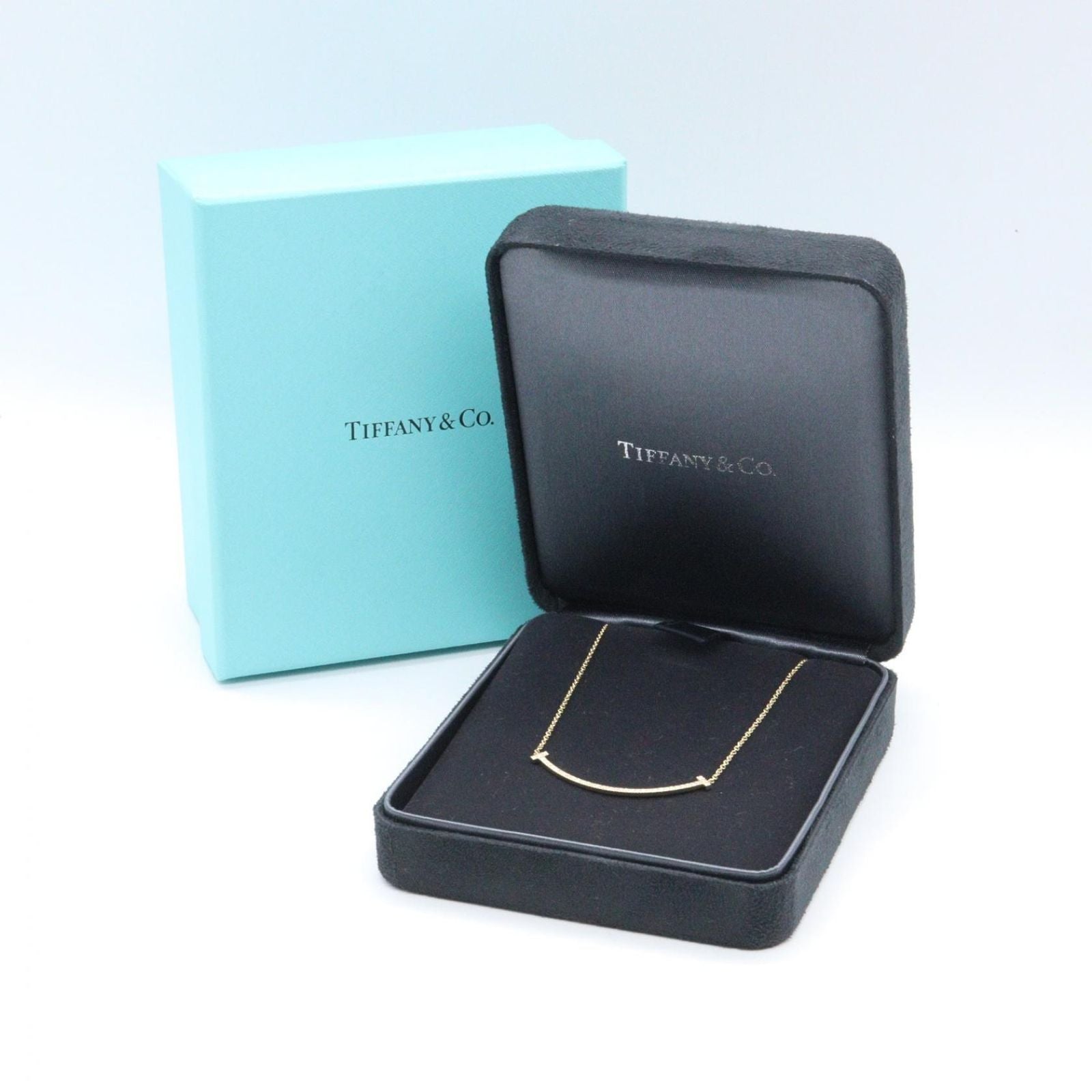 Tiffany Necklace Co T 40.5 K18