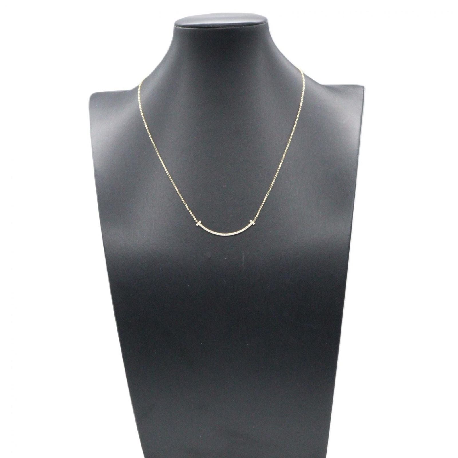 Tiffany Necklace Co T 40.5 K18