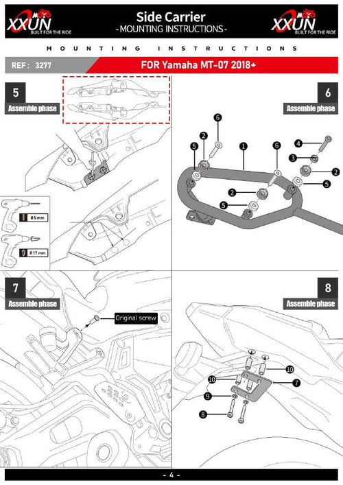 Others Yamaha Mt-07 2018-2024