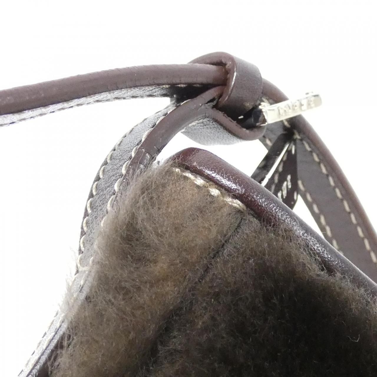 Loewe Shoulder Bag Brown( Silver(