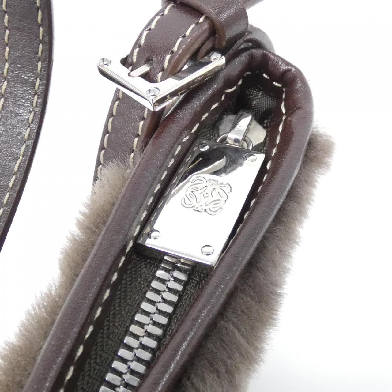 Loewe Shoulder Bag Brown( Silver(