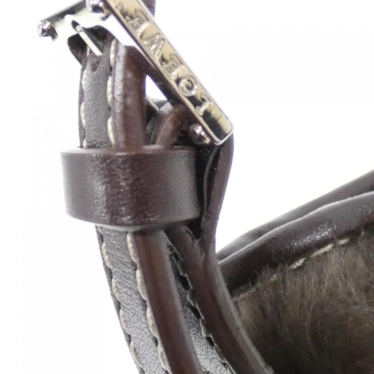 Loewe Shoulder Bag Brown( Silver(