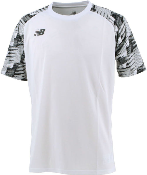 New Balance Shirt Jmtf1417 Wt (Nv) (Ryb) (Rd)