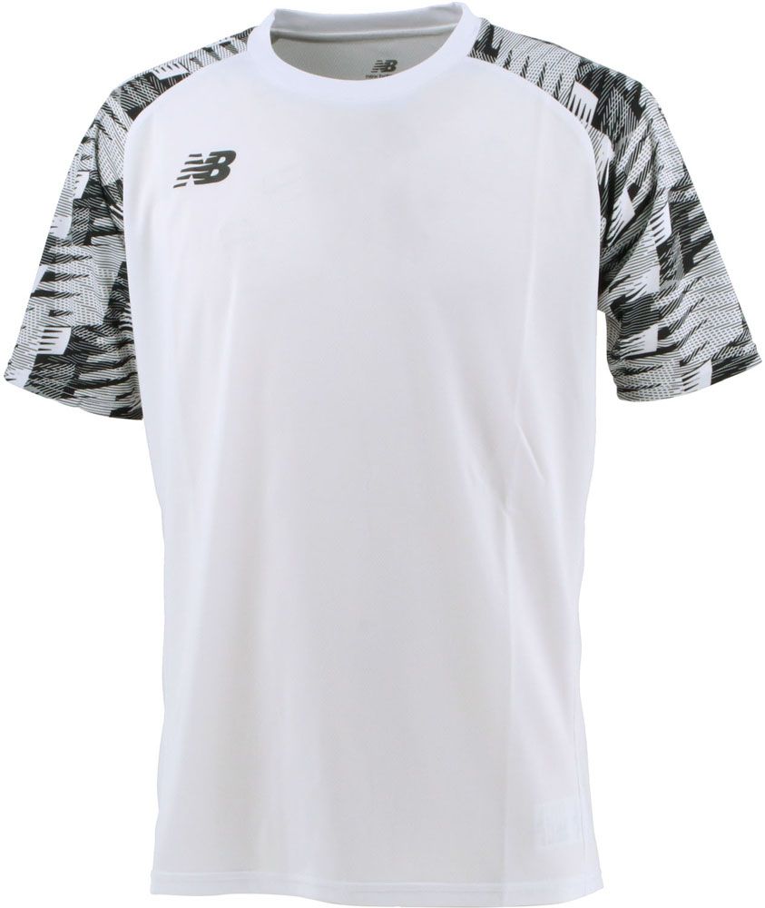 New Balance Shirt Jmtf1417 Wt (Nv) (Ryb) (Rd)