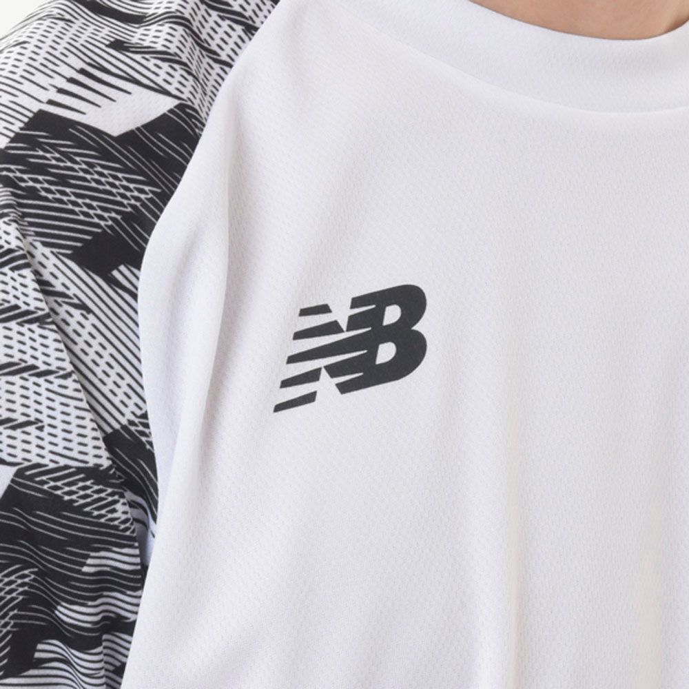 New Balance Shirt Jmtf1417 Wt (Nv) (Ryb) (Rd)