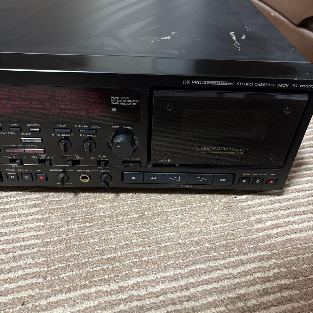 Cd Md Cassette Deck Sony Tc-Wr870