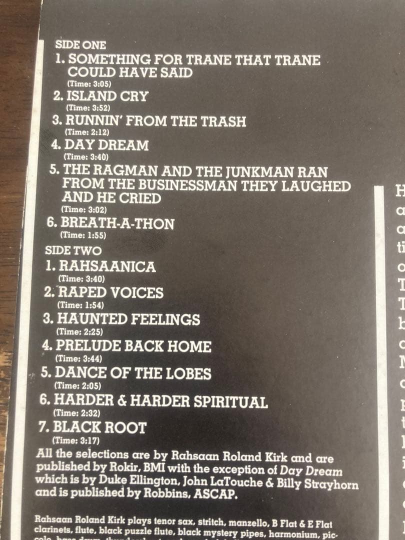 Western Music Rahasaan Roland Kirk