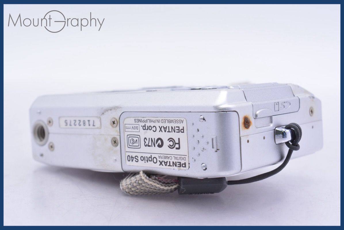 Compact Digital Camera Pentax Optio S40 3X #Mj8736