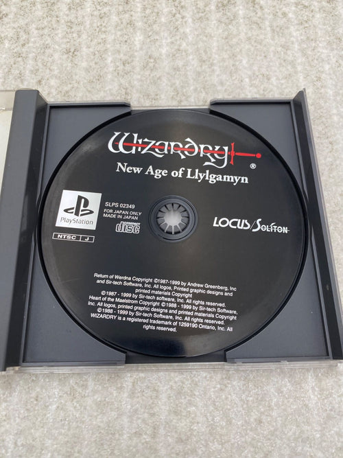 Playstation Soft Wizardry New Age Of Llylgamyn Ps 0000994509