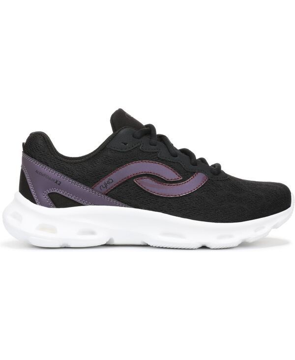 Sneakers Ryka Womens Activfoam X2 Running Inspi Red Shoes Black Mesh Fabric